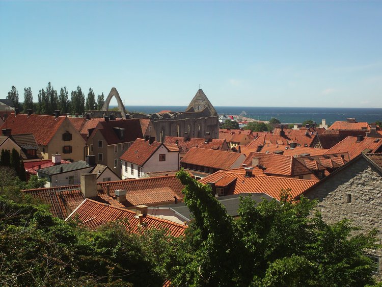 Visby rooftops
