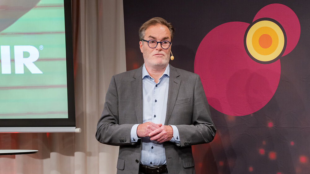 Jonas Bäckman, CEO and Founder of Gemit Solutions, at Ignite Sweden Day 2019.
